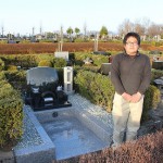高崎市営八幡霊園にてお墓が完成しました。